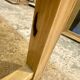 Solid wood dining table