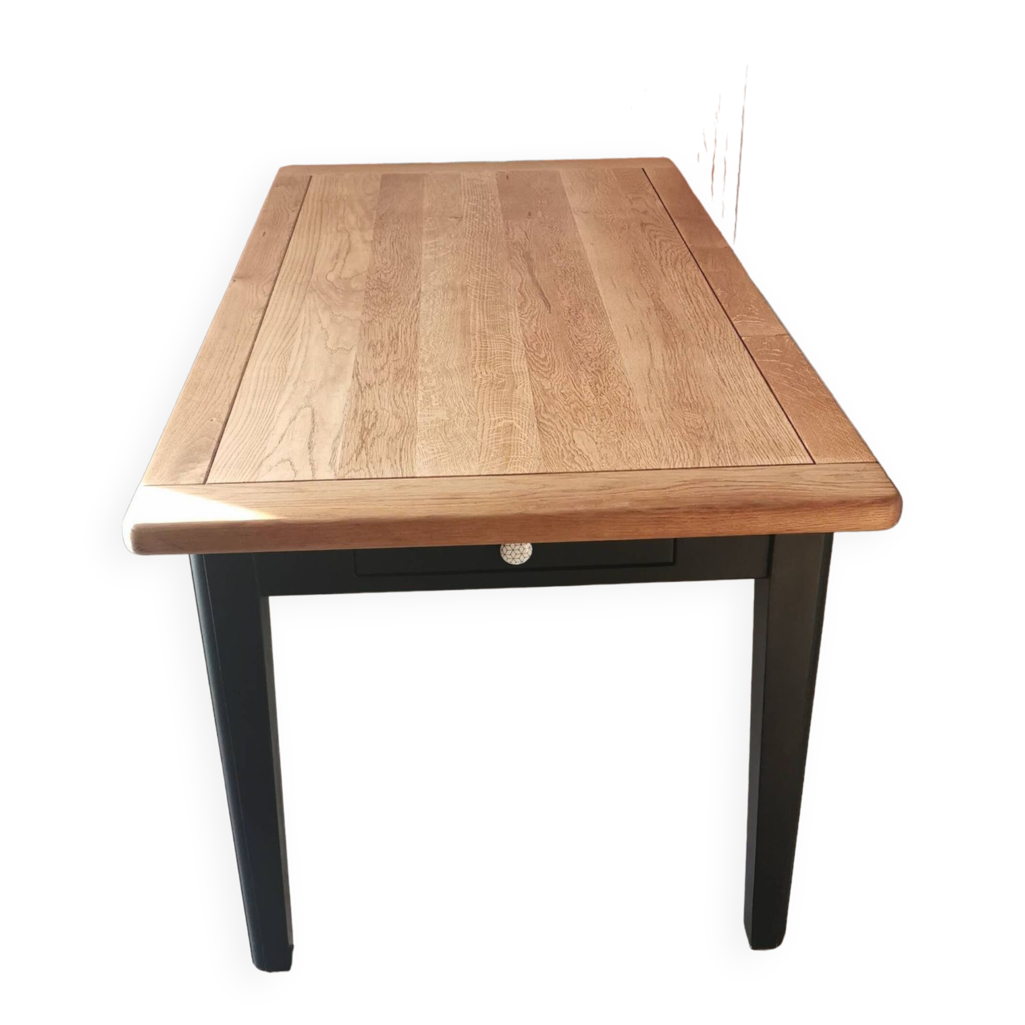 Solid oak farm table