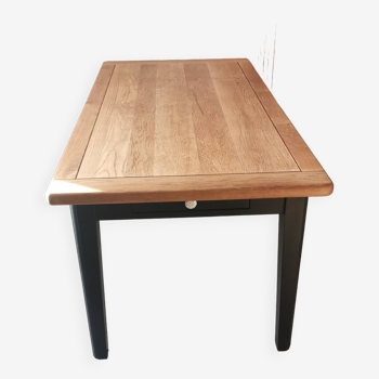 Solid oak farm table