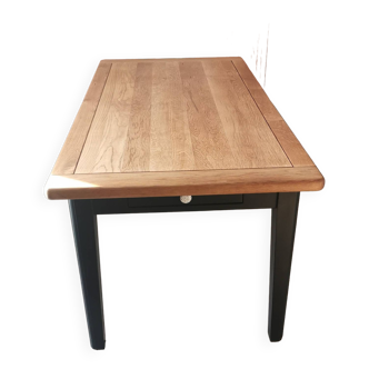 Solid oak farm table