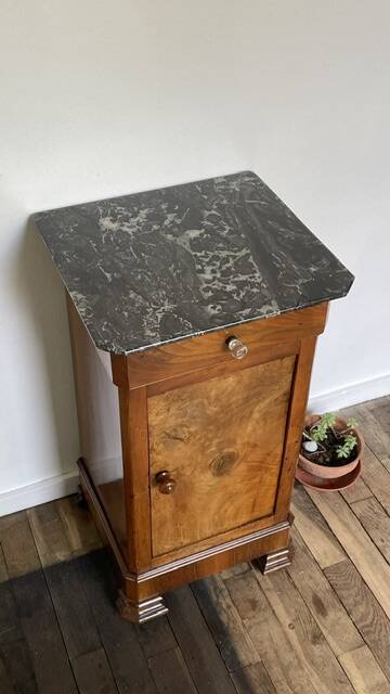 Antique Marble Bedside Table