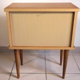 Teak bedside table years 70