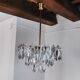 J.T Kalmar chandelier, cut glass, 3 levels, Austria 1970