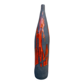 Black stoneware bottle