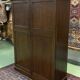 1930s English oak cabinet