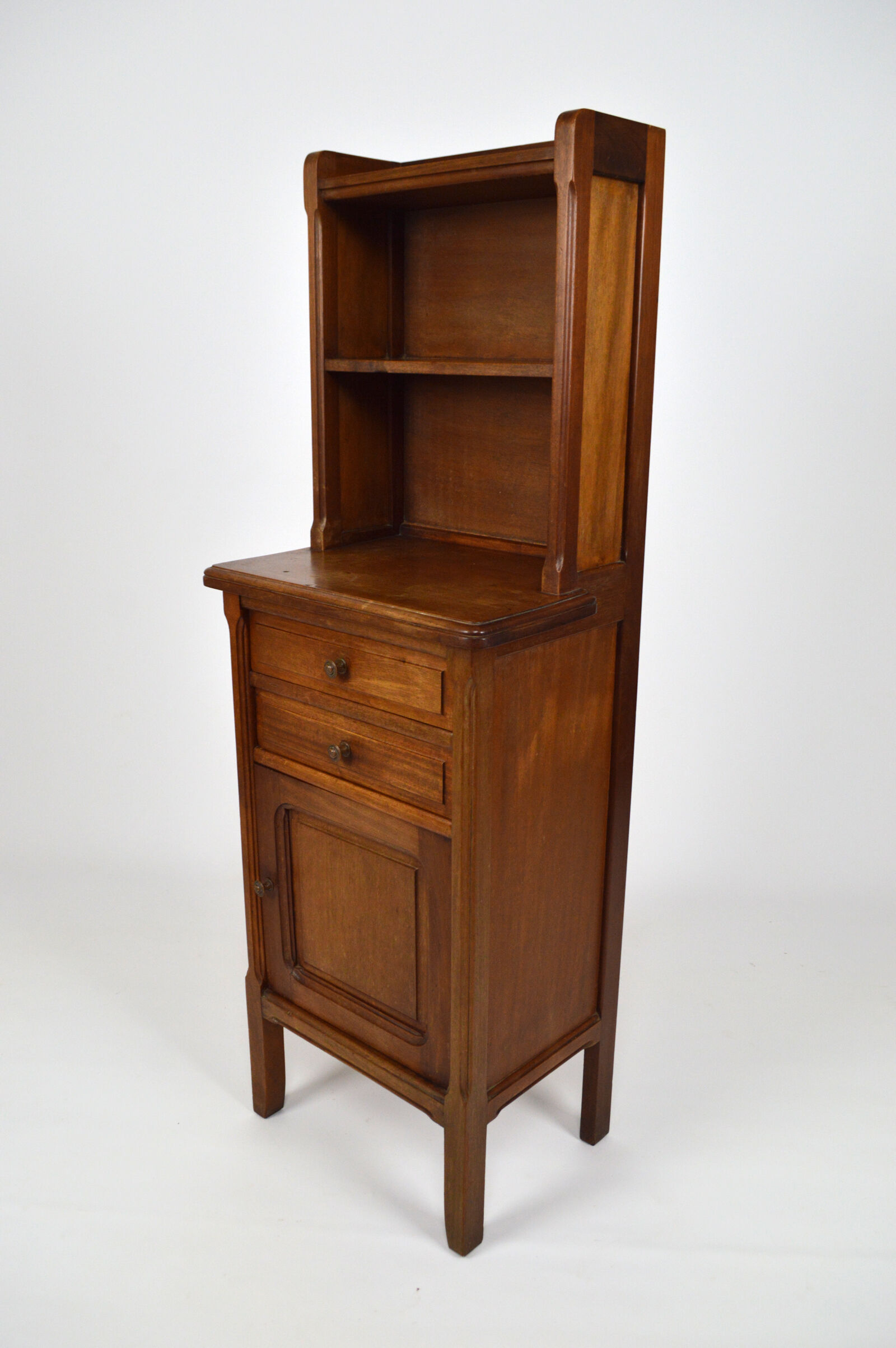 Art nouveau bedside by Mathieu Gallerey in mahogany, circa 1920