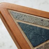 Teak and ceramic coffee table by Britt Sallingboe, Set of 2