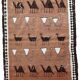Tapis ancien persan ardabil fait main 92cm x 142cm