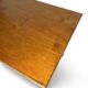 Italian pine wood centre writing desk from the 1960s, a reproduction o