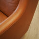 Orange armchair, Danish design, 1970s, made in Denmark