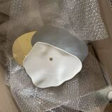 Wall lamp by Amande Haeghen ceramic and brass