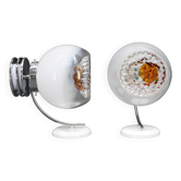 Paire d'appliques italiennes en verre de Murano, années 1970