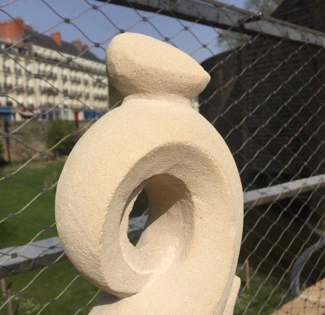 Limestone sculpture from the 70's
