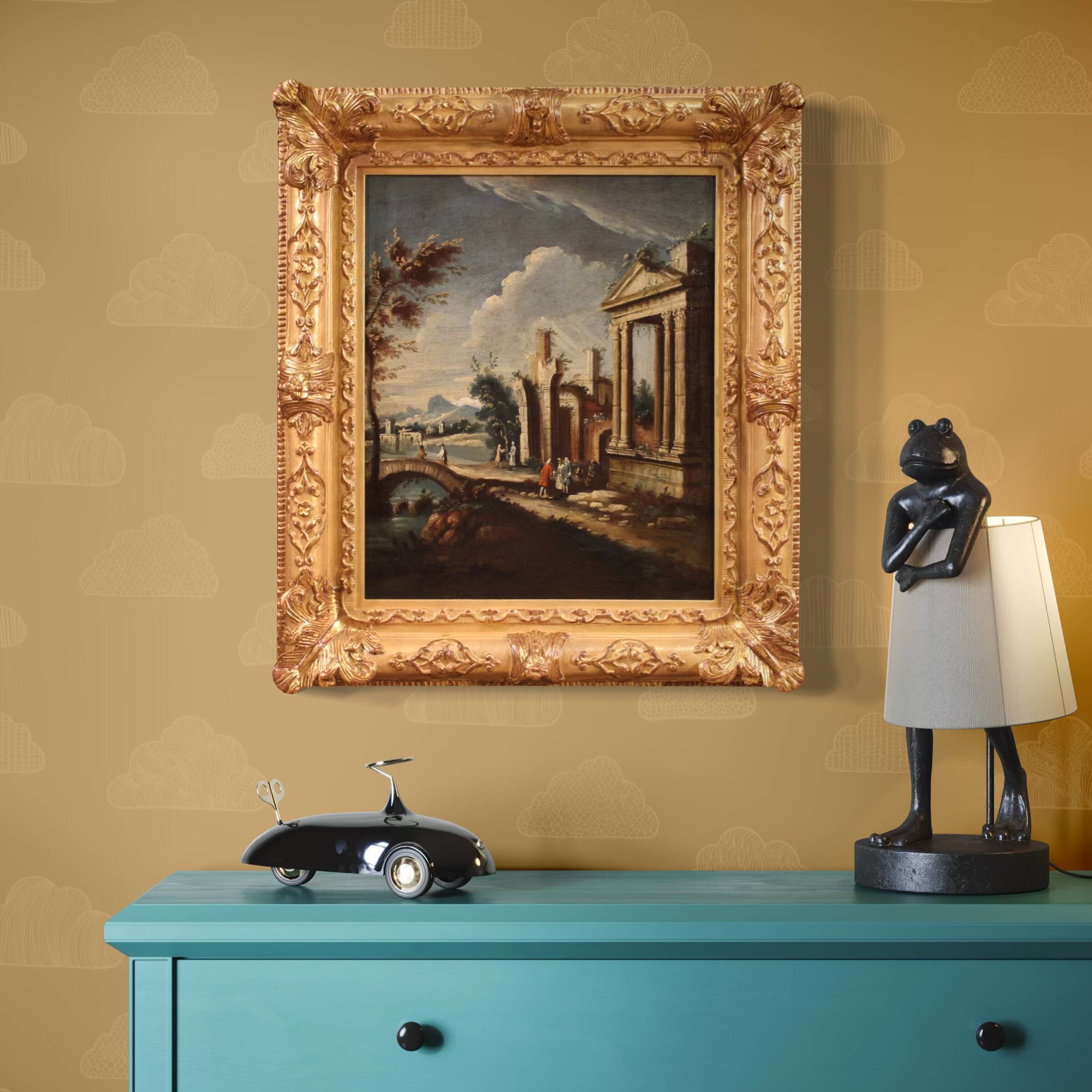 Venetian school painting of the 18th century, architectural capriccio