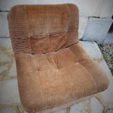 Vintage velvet armchair