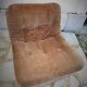 Vintage velvet armchair