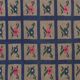 Vintage Turkish handmade rug 110x132 cm