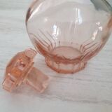 Carafe à liqueur rose