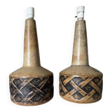 PairTtable lamps, Søholm Stentøj, denmark, 1960s, set of 2