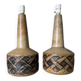 PairTtable lamps, Søholm Stentøj, denmark, 1960s, set of 2