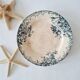 Antique hollow dish / deep plate in earthenware - "Floreal" model