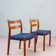 Set of 2 Model No. 84 Teak Chairs by Niels Otto Møller, Denmark, 1960s