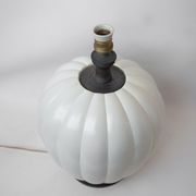 Pair of ceramic lamp feets