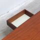 Large coffee table with magazine rack by O.M.F., 1960s