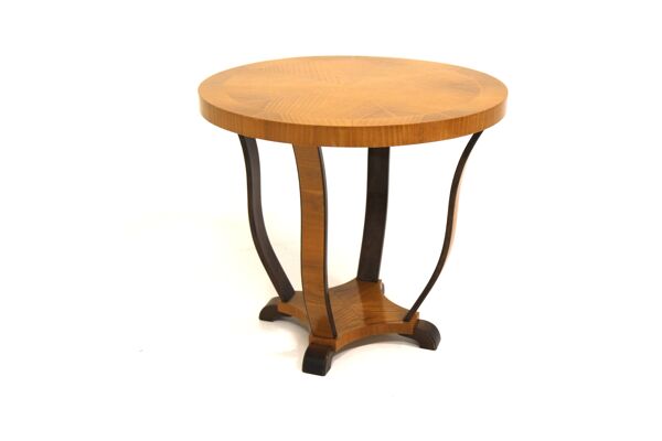 Table basse en orme, Swedish Modern, Suède, 1930
