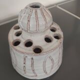Ceramic flower stand signed J.Peyrot