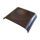 Empty vintage brown plastic pocket CPIA Design Cabinet Goudeman