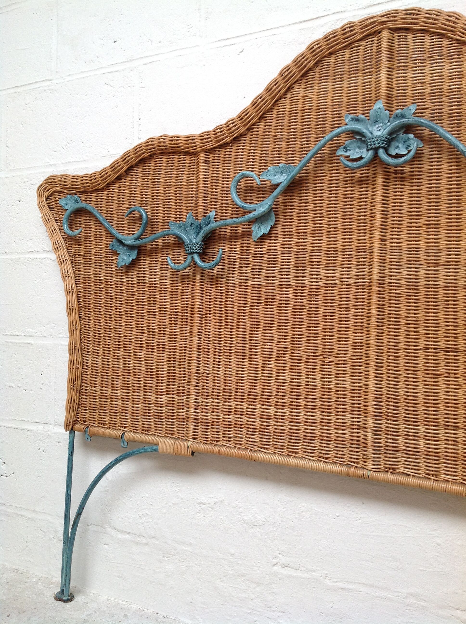 Rattan headboard