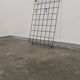 Vintage metal coat and hat rack