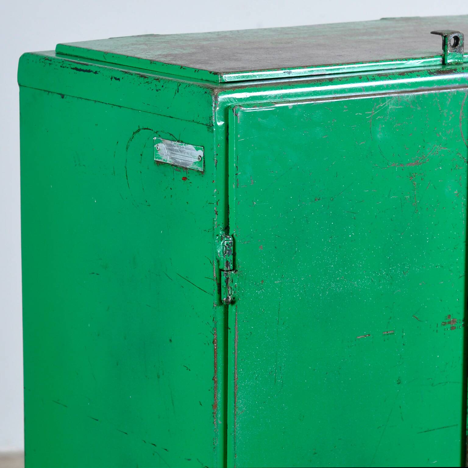 Industrial wrought iron cabinet, 1960s