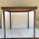 Ancienne table a jeu pliante marque meblutil et son plateau en feutrine verte vintage