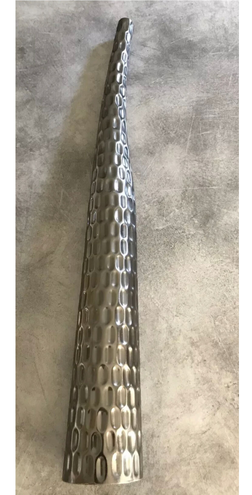 Metal vase soliflore shape design 70 cm