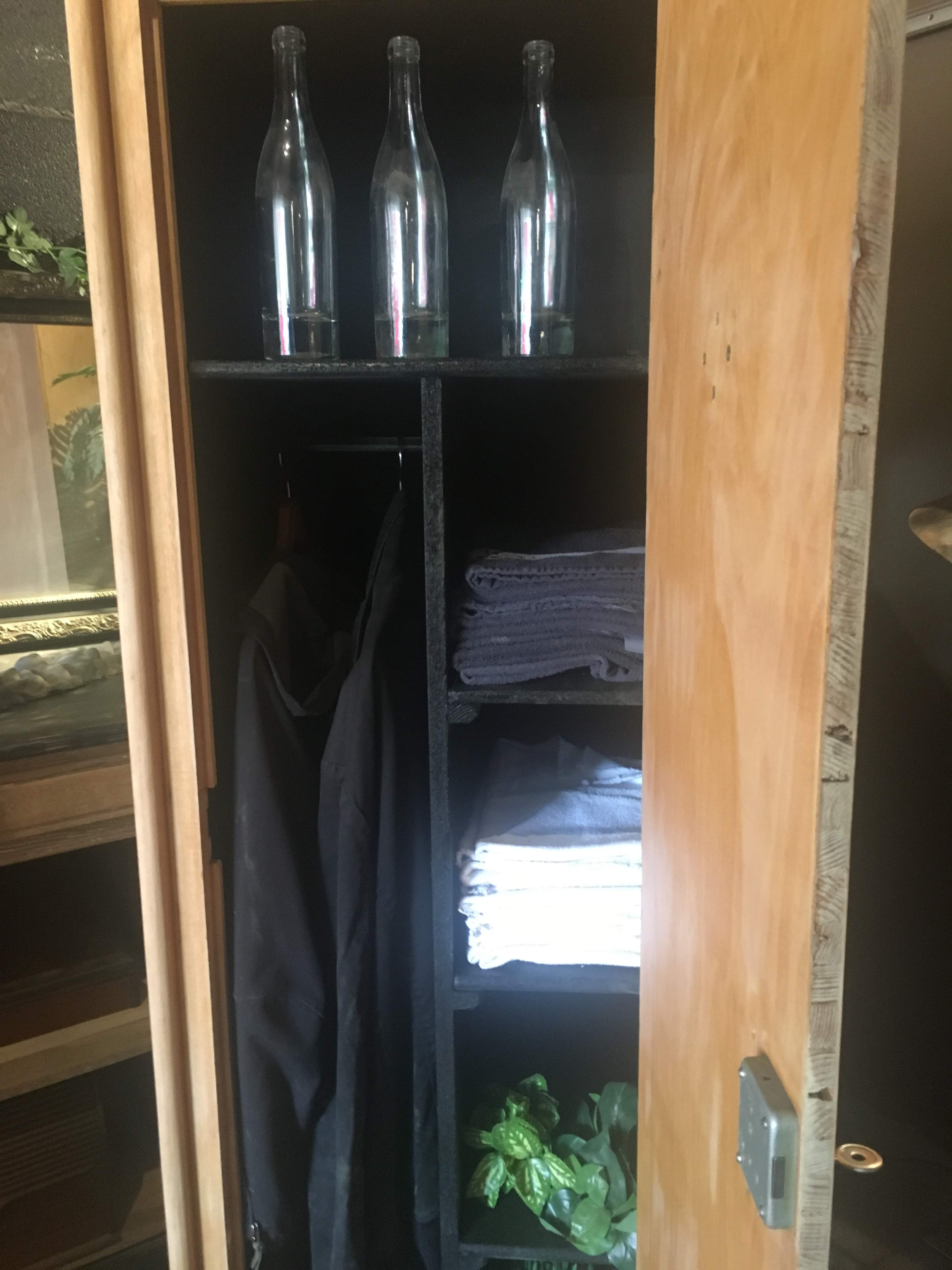 Wooden boarding school cloak 1960