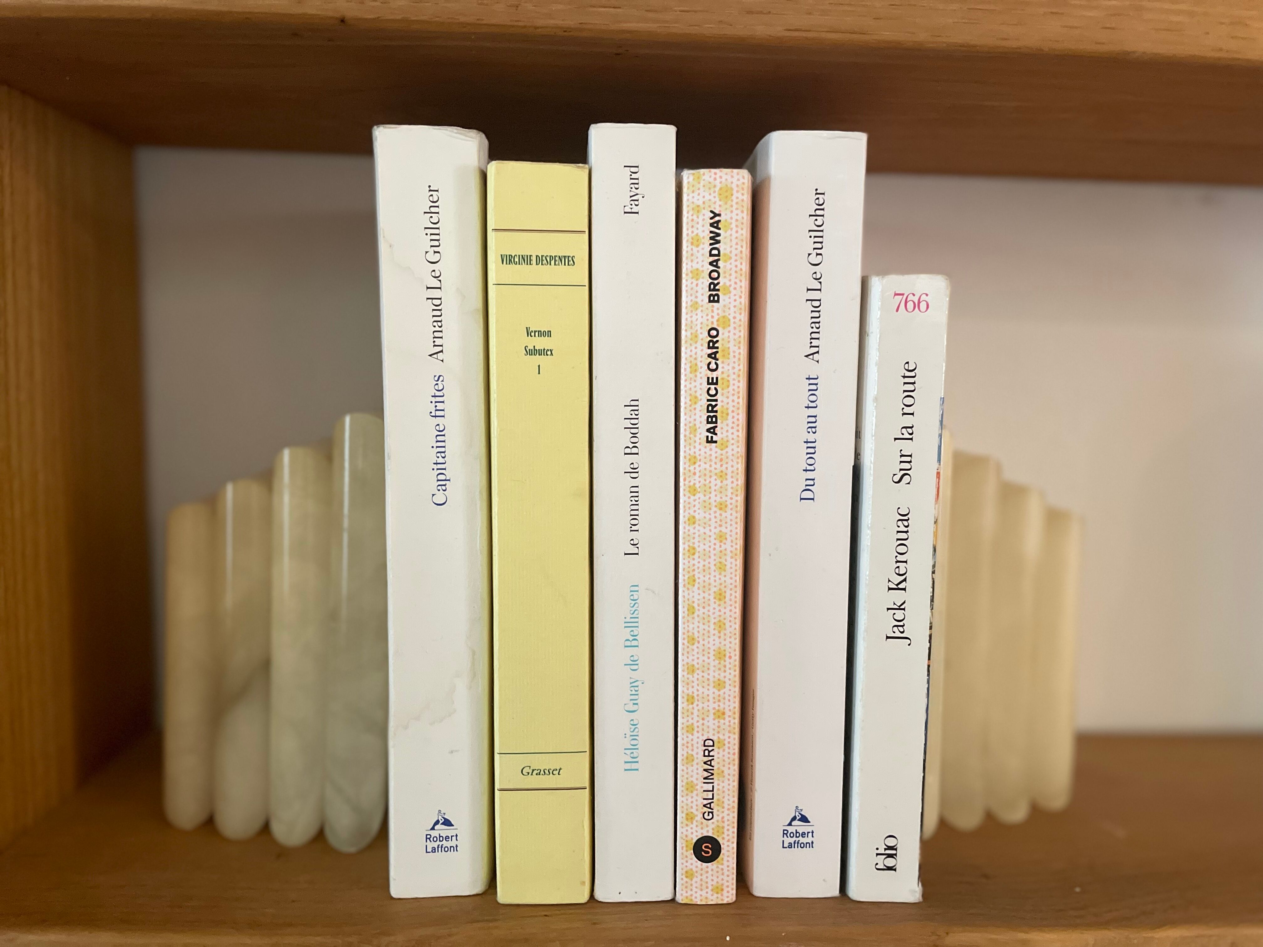 Old alabaster book greenhouse