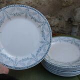 Iron earth plates of Creil and Montereau