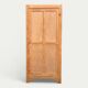 Parisian bonnet wardrobe, raw wood, 1950s