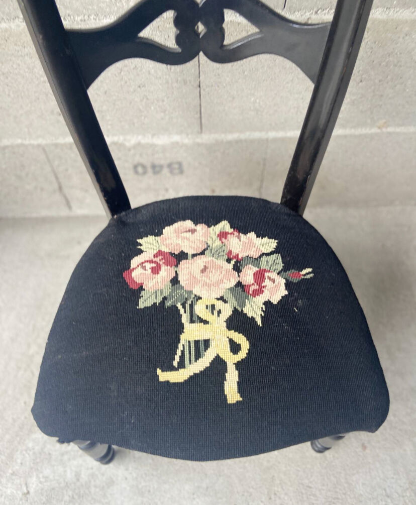 Pair of old nurse's chairs from the Napoleon III period
