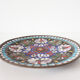 Enamelled brass mandala wall circle