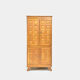 Vintage brutalist wardrobe in solid oak