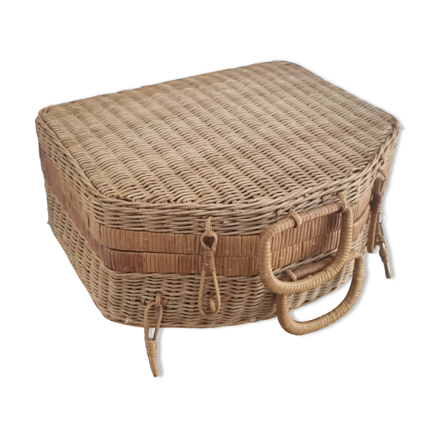 Vintage wicker basket