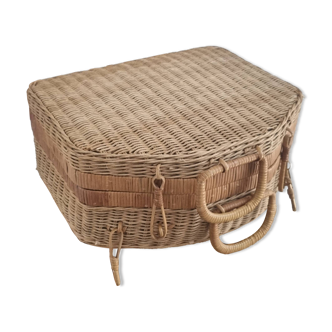 Panier osier vintage