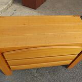 Commode en orme massif vers 1970