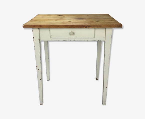Small Farm Table With White Drawer Selency Farm Table With White Drawer Selency, Small Farm Table