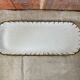 Plat à cake Bernardaud Limoges en porcelaine modele Neuilly