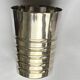 Set of 8 silver-plated metal Art Deco cups