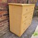 Commode rotin vintage